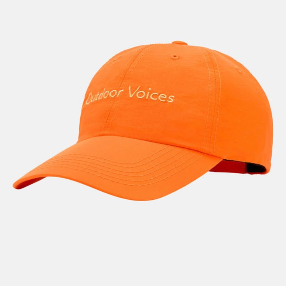 Outdoor Voices orange hat
